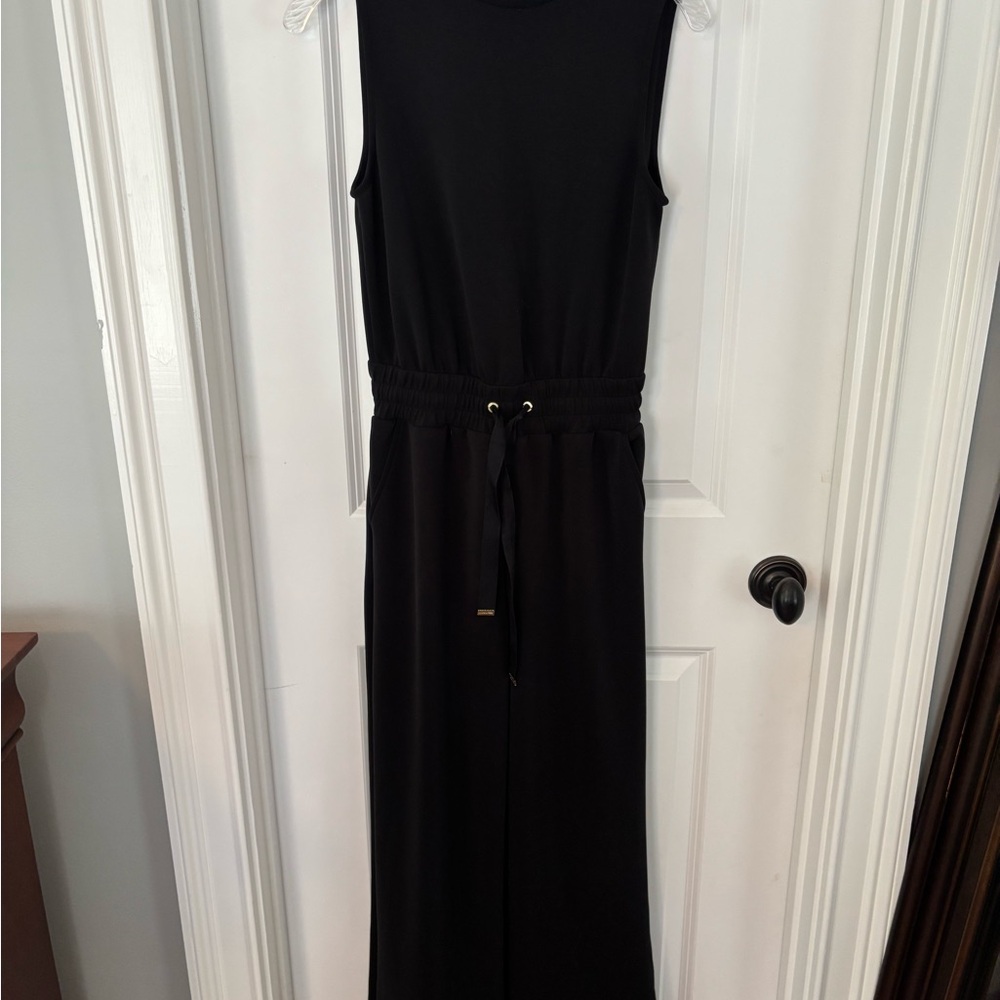Lilly Pulitzer Amore sleeveless Black Drawstring Jumpsuit